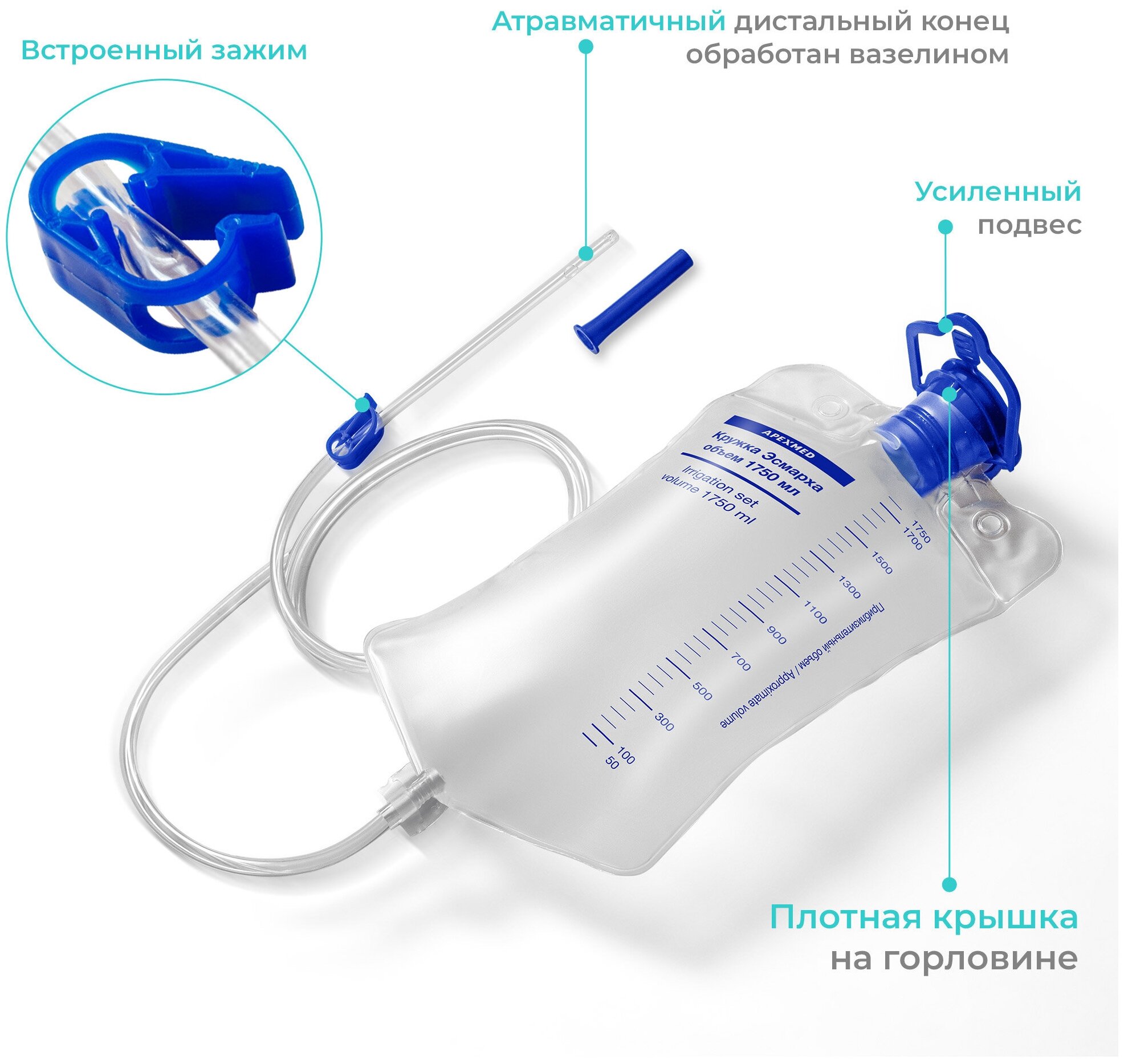 Комплектация кружки Эсмарха