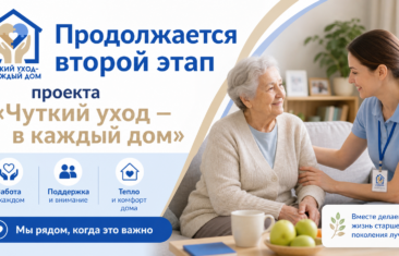 Продолжается второй этап проекта «Чуткий уход — в каждый дом»